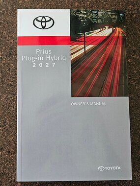 2027 TOYOTA PRIUS PLUG-IN HYBRID Owner's Manual OM47F91U 01999-47F91